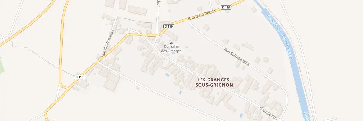 Plan du 40 Grande Rue à Grignon