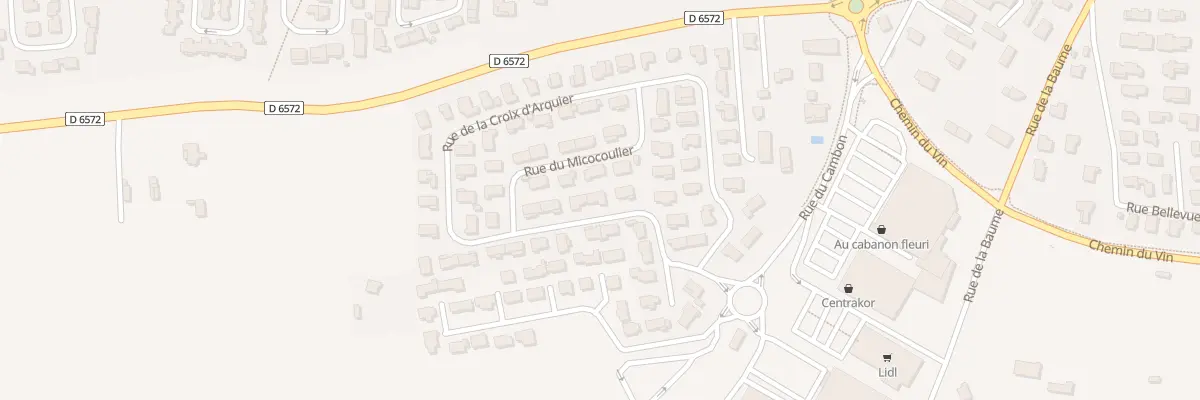 Plan du 66 Rue de la Croix d’Arquier à Saint-Gilles