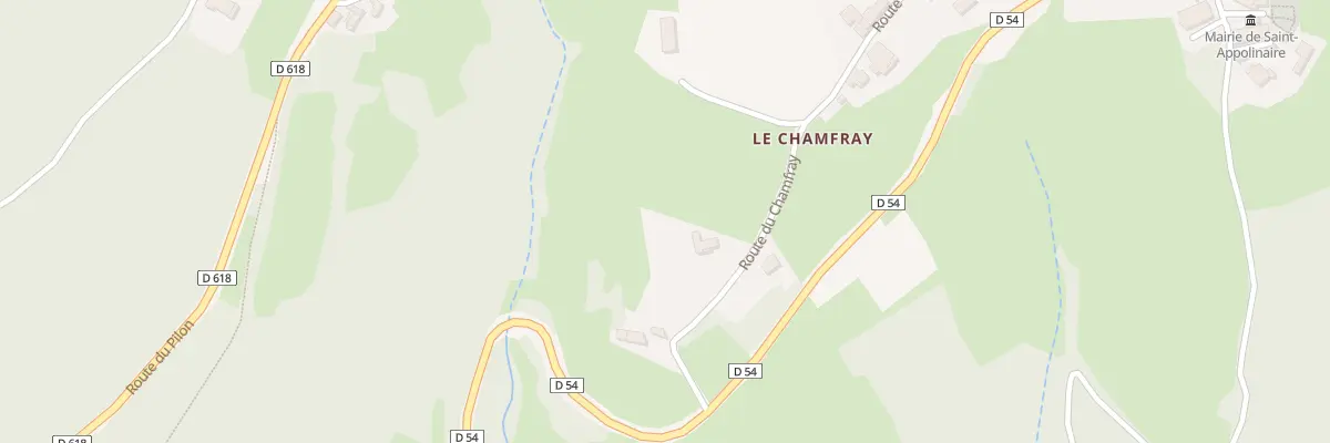 Plan du 302 Rte de Chamfray à Saint-Appolinaire