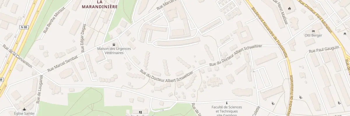 Plan du 7A Rue du Dr Albert Schweitzer à Saint-Étienne