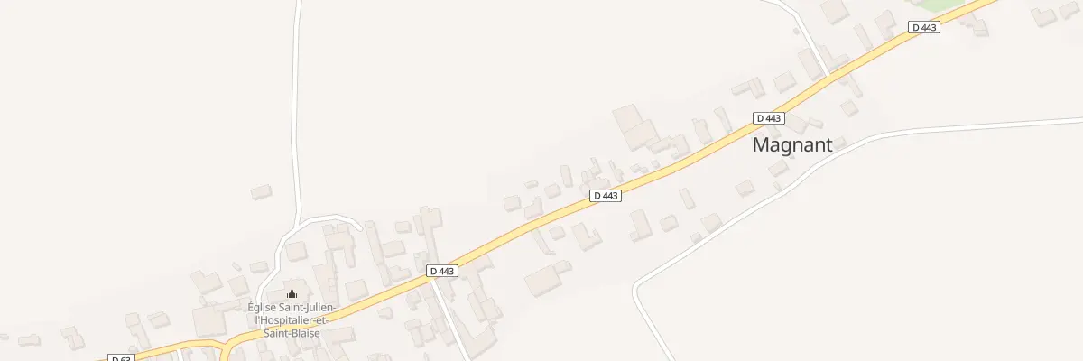 Plan du 35 Rue du Marechal Leclerc à Magnant