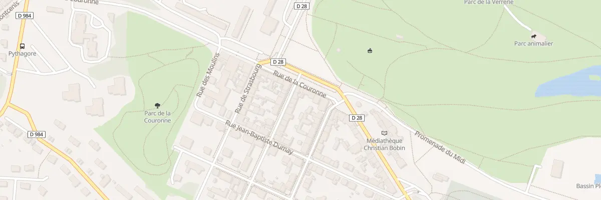 Plan du 5 Rue Lamartine au Creusot