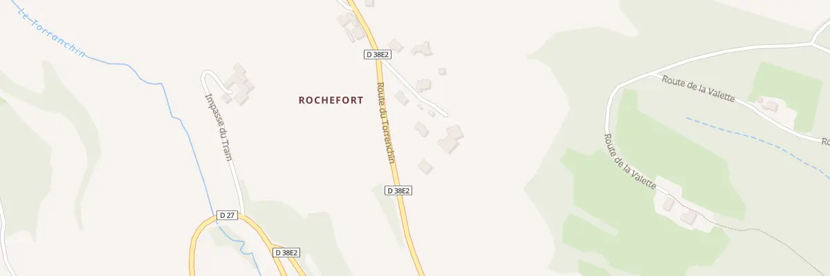 Plan du 92 Imp de Rochefort à Affoux