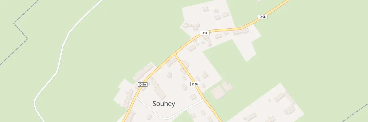 Plan du 1 Rue de la Mairie à Souhey