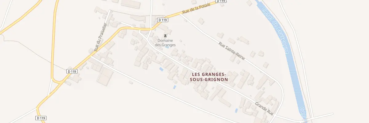 Plan du 38 Grande Rue à Grignon
