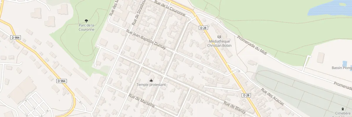 Plan du 15 Rue Félix Martin au Creusot