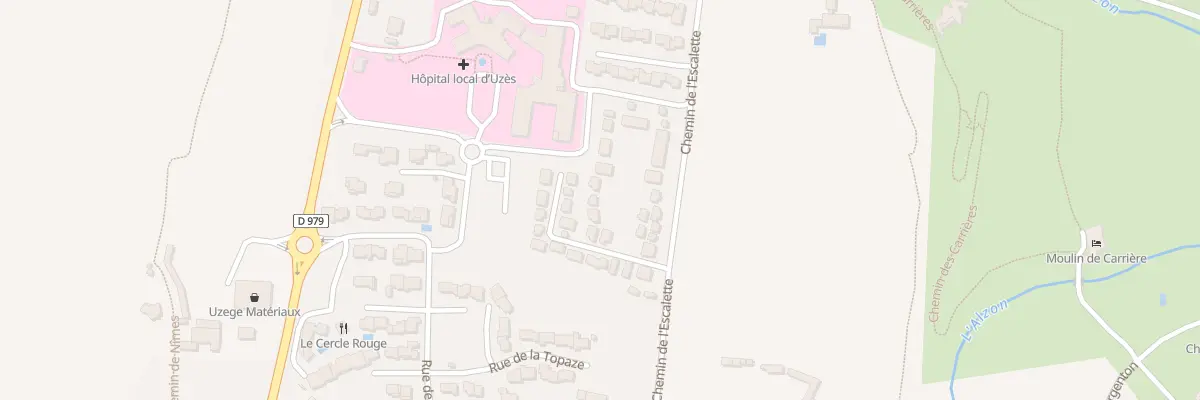 Plan du 4T Che de l’Escalette à Uzès