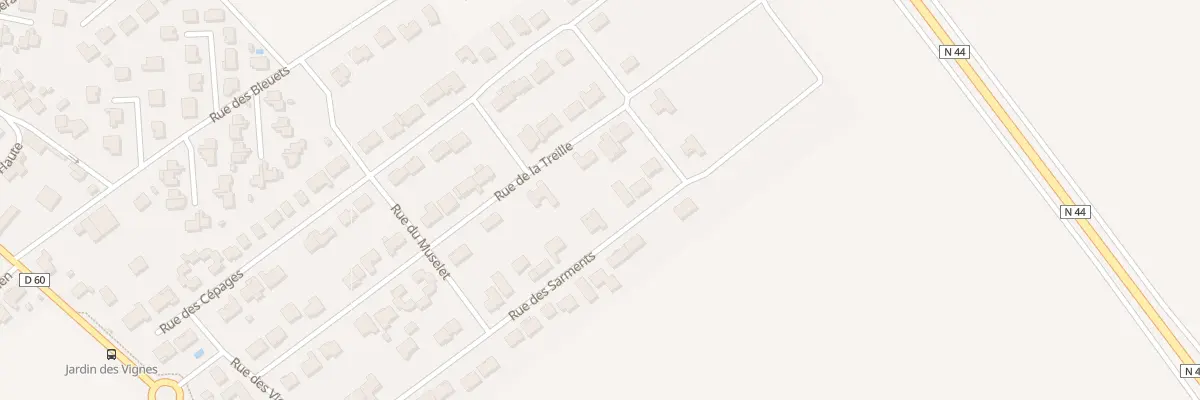 Plan du 25 Rue des Sarments à Sarry