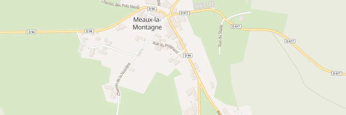Plan du 5024 Le Bourg à Meaux-la-Montagne