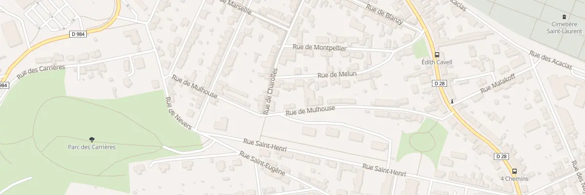 Plan du 21B Rue de Melun au Creusot