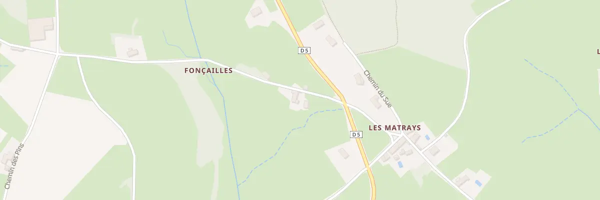 Plan du 5097 Foncailles à Aigueperse