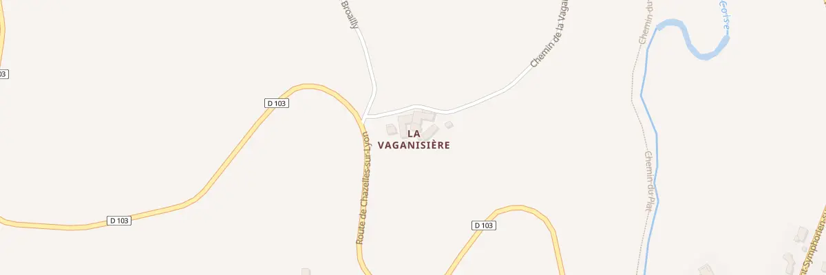 Plan du 730 Rte de Chazelles sur Lyon à Saint-Denis-sur-Coise