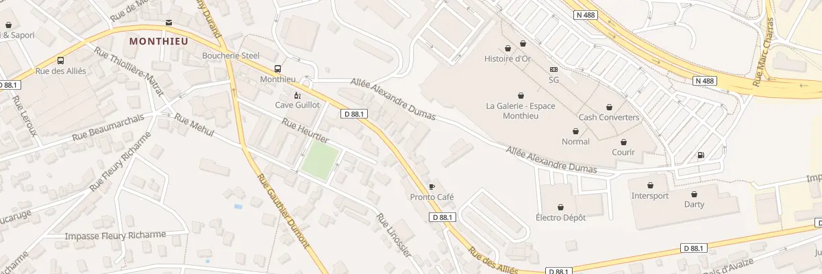 Plan du 175 Rue des Alliés à Saint-Étienne