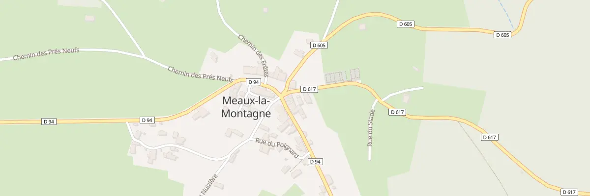 Plan du 5059 Le Bourg à Meaux-la-Montagne