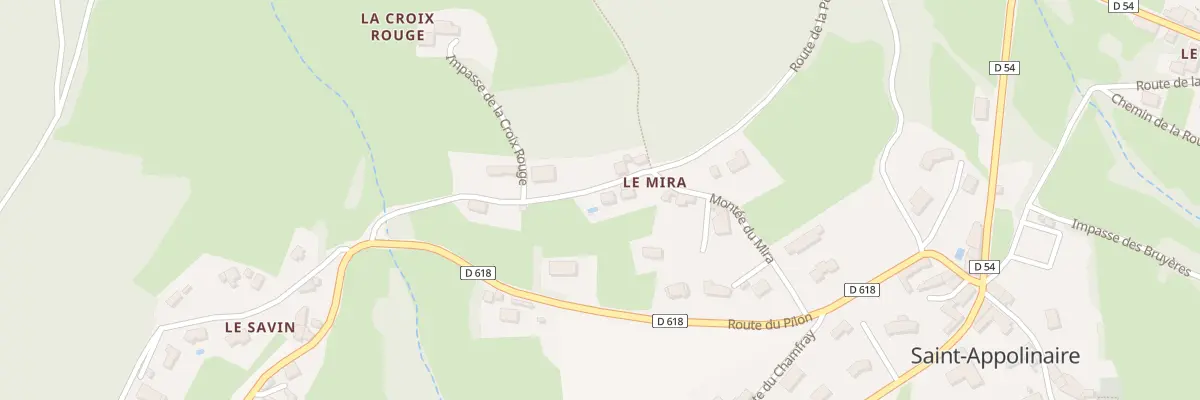Plan du 5006 Le Mira à Saint-Appolinaire