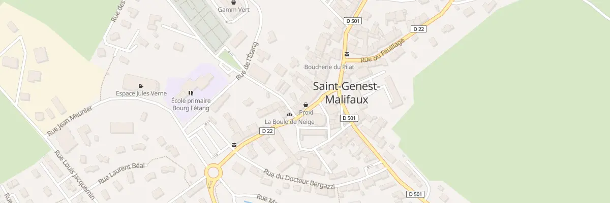 Plan du 24 Pl Foch à Saint-Genest-Malifaux