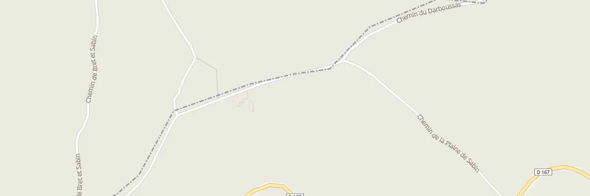 Plan du 5175 Plaine de Sabin à Montclus