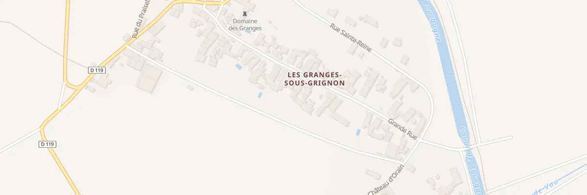 Plan du 13 Grande Rue à Grignon