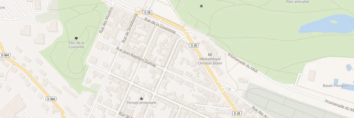 Plan du 9 Rue Félix Martin au Creusot