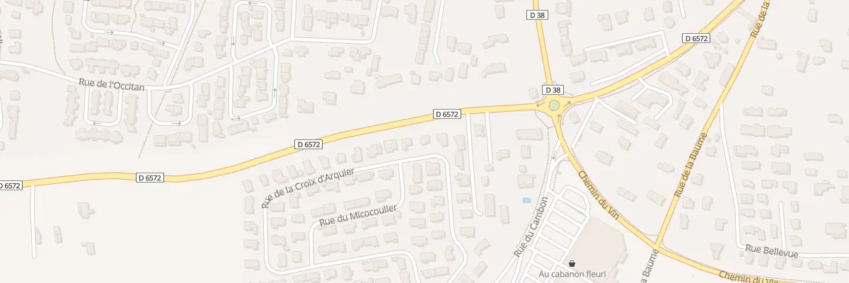 Plan du 35 Rue de la Croix d’Arquier à Saint-Gilles