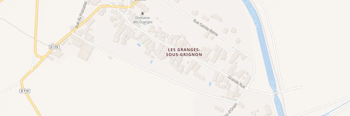 Plan du 13B Grande Rue à Grignon