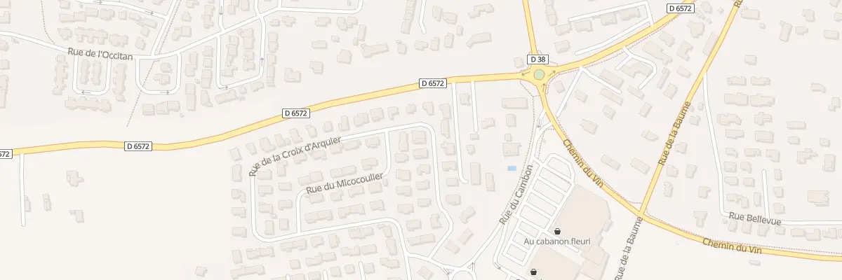 Plan du 79 Rue de la Croix d’Arquier à Saint-Gilles