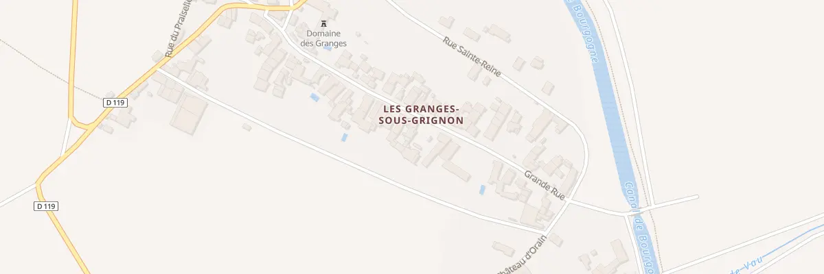 Plan du 11B Grande Rue à Grignon