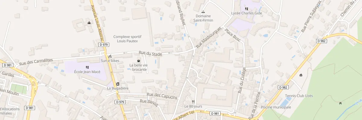 Plan du 41B Rue Xavier Sigalon à Uzès