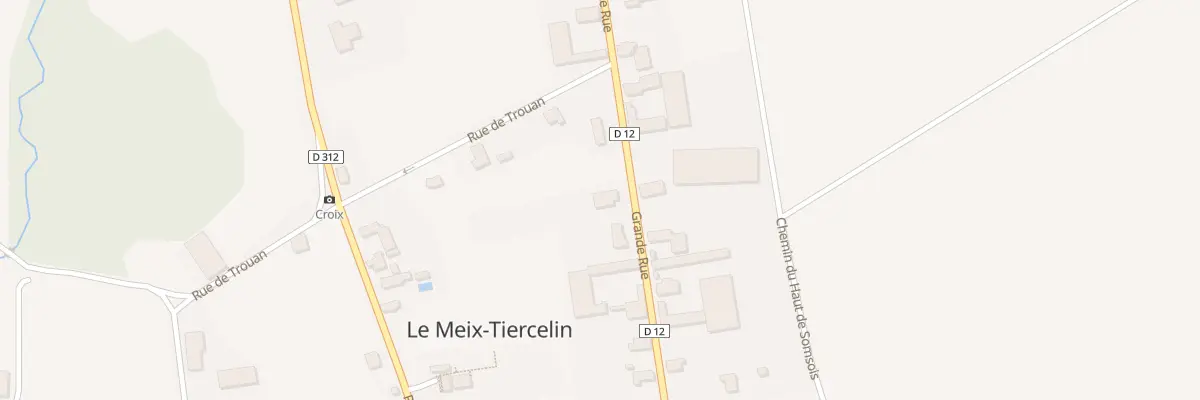 Plan du 14 Gr Grande Rue au Meix-Tiercelin