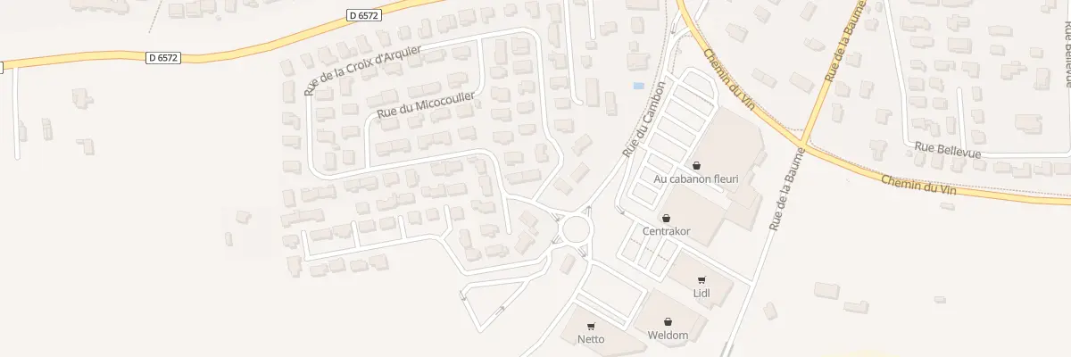 Plan du 73 Rue de la Croix d’Arquier à Saint-Gilles