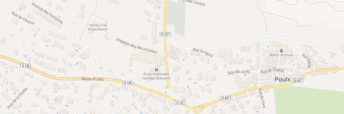 Plan du 5718 Rue des Aires à Poulx