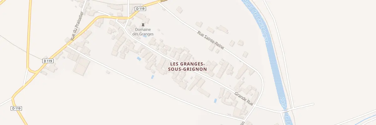 Plan du 28 Grande Rue à Grignon