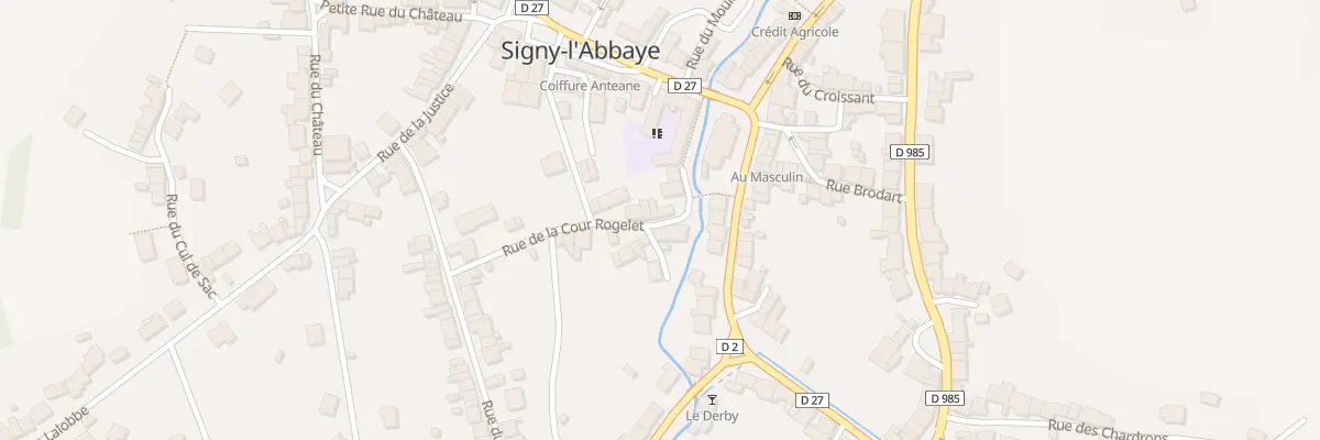 Plan du 15 Rue de la cour Rogelet à Signy-l’Abbaye