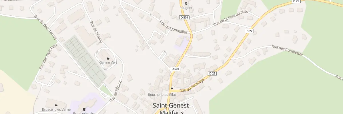 Plan du 17 Rue du Forez à Saint-Genest-Malifaux