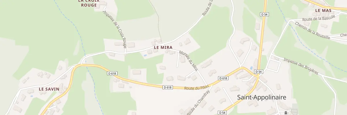 Plan du 2 Imp des Puits à Saint-Appolinaire