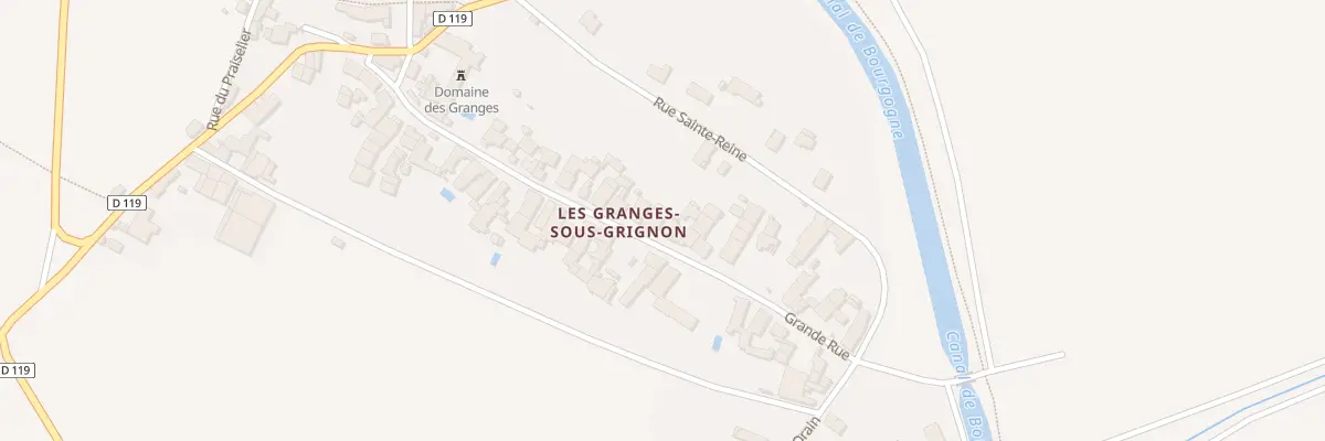Plan du 24 Grande Rue à Grignon