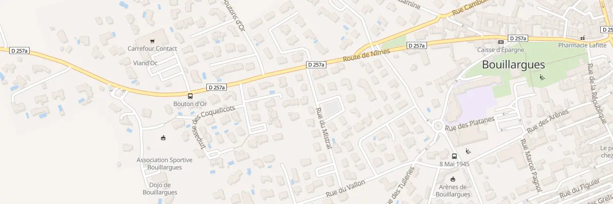 Plan du 3 Rue du Mistral à Bouillargues