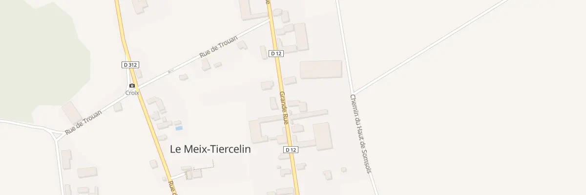 Plan du 11 Gr Grande Rue au Meix-Tiercelin