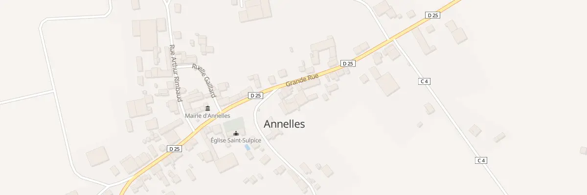 Plan du 15 Grande Rue à Annelles