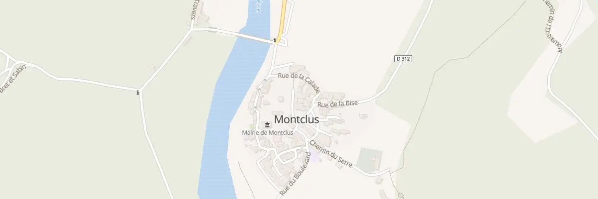 Plan du 20 Pl des Aires à Montclus