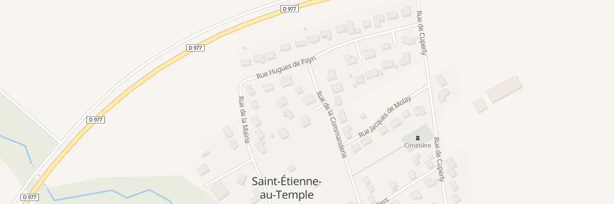 Plan du 19B Rue de la Commanderie à Saint-Étienne-au-Temple