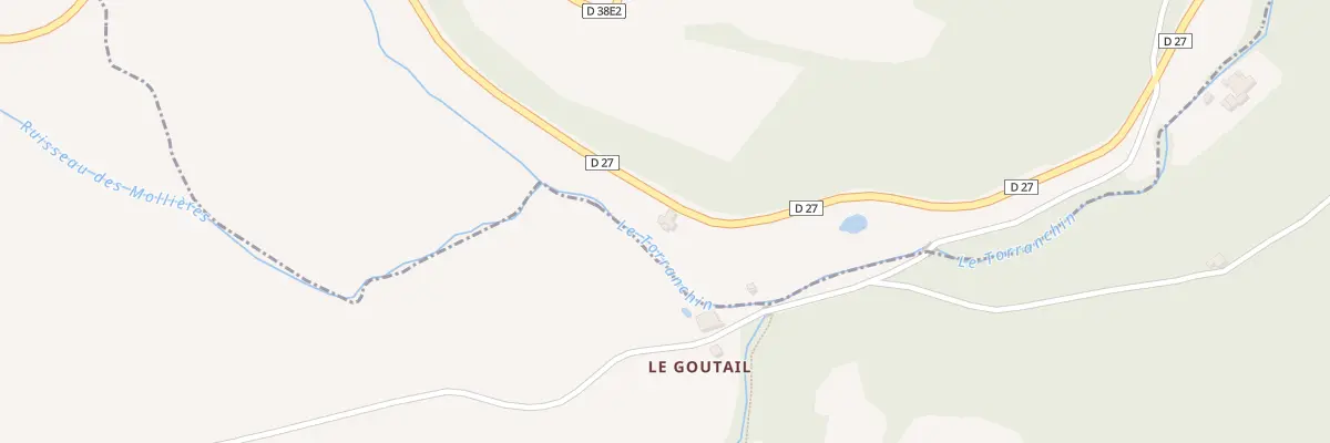 Plan du 5047 Le Cret de Rochefort à Affoux