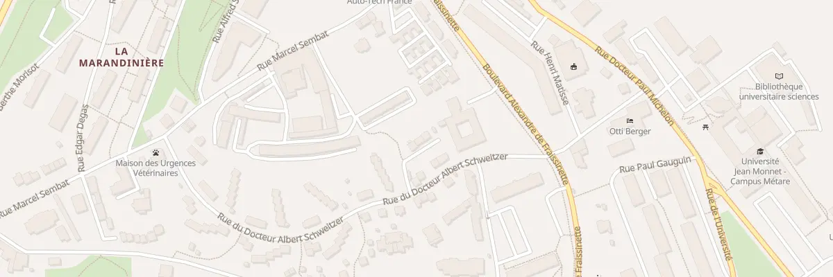 Plan du 27B Rue du Dr Albert Schweitzer à Saint-Étienne