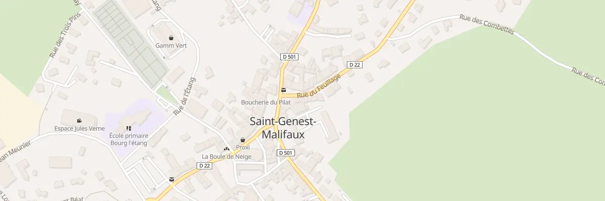 Plan du 6 Rue du Feuillage à Jonzieux