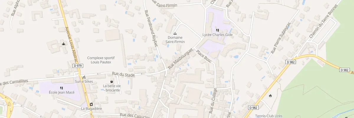 Plan du 7B Rue Masbourguet à Uzès
