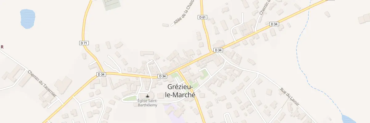 Plan du 23 Rue de la Forge à Grézieu-le-Marché