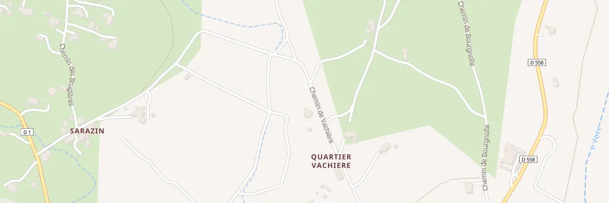 Plan du 295 Che de Vachière à Lagorce