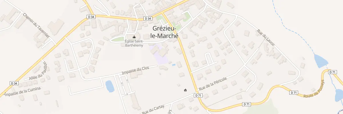 Plan du 150 Rte de Pomeys à Grézieu-le-Marché