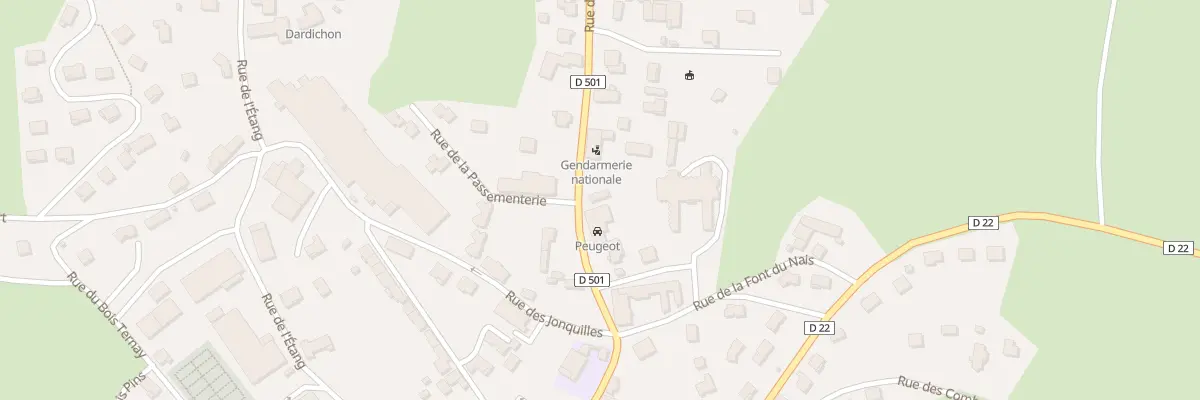 Plan du 30 Rue du Forez à Saint-Genest-Malifaux
