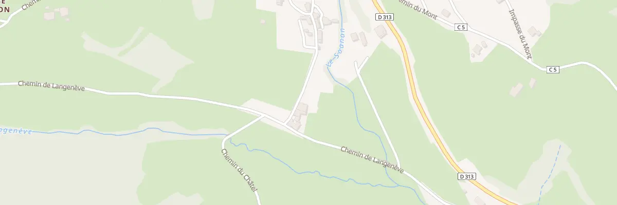 Plan du 34 Che de la Raye à Valsonne
